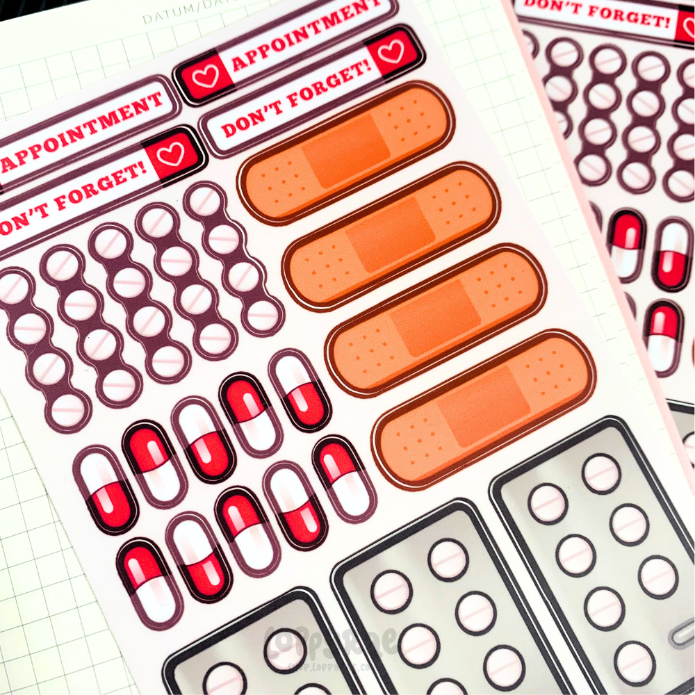 "Take Your Meds!” Sticker Sheet