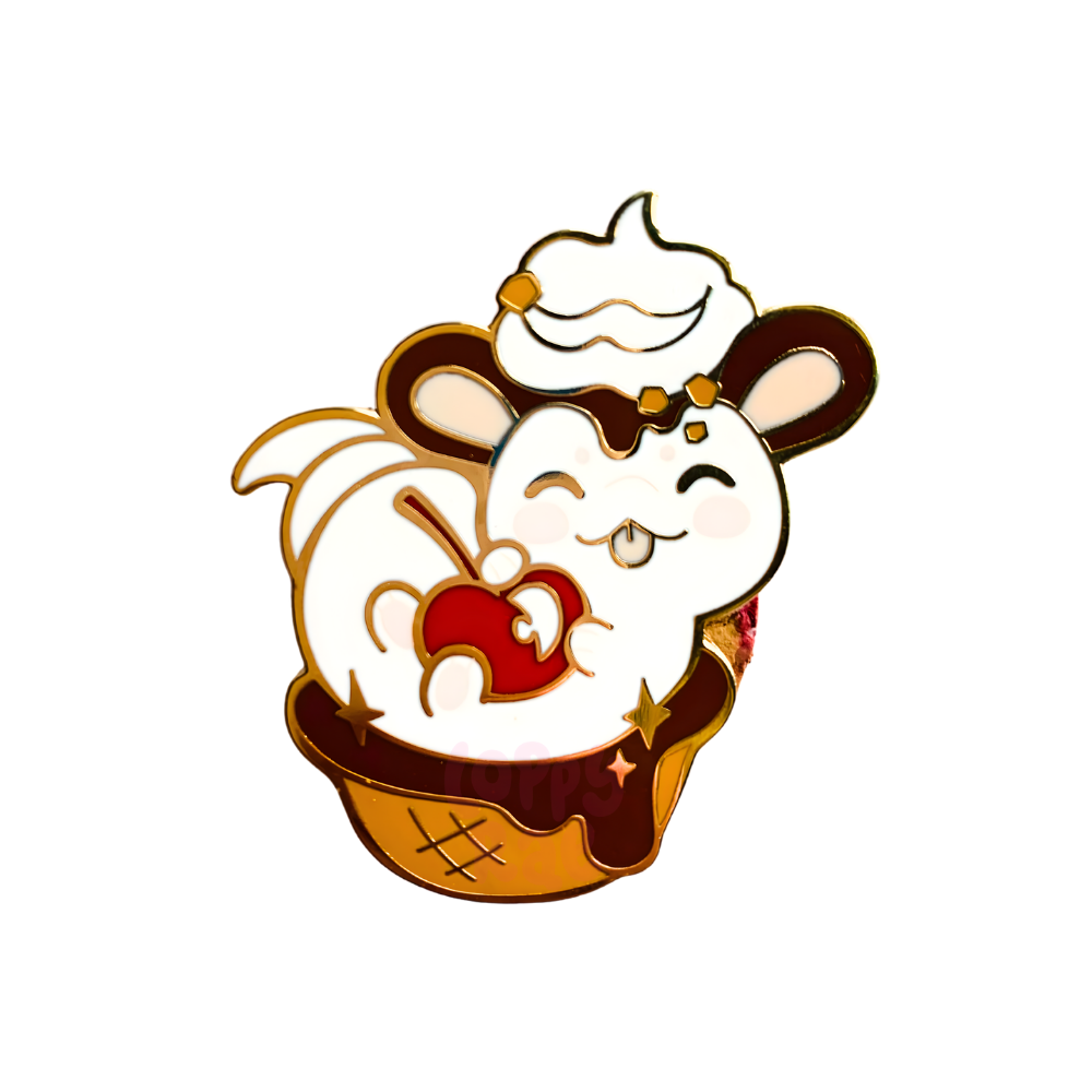 “Sundae Dragon” Enamel Pin