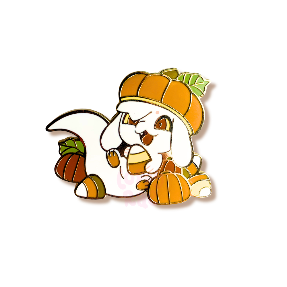 “Candy Corn Dragon” Enamel Pin