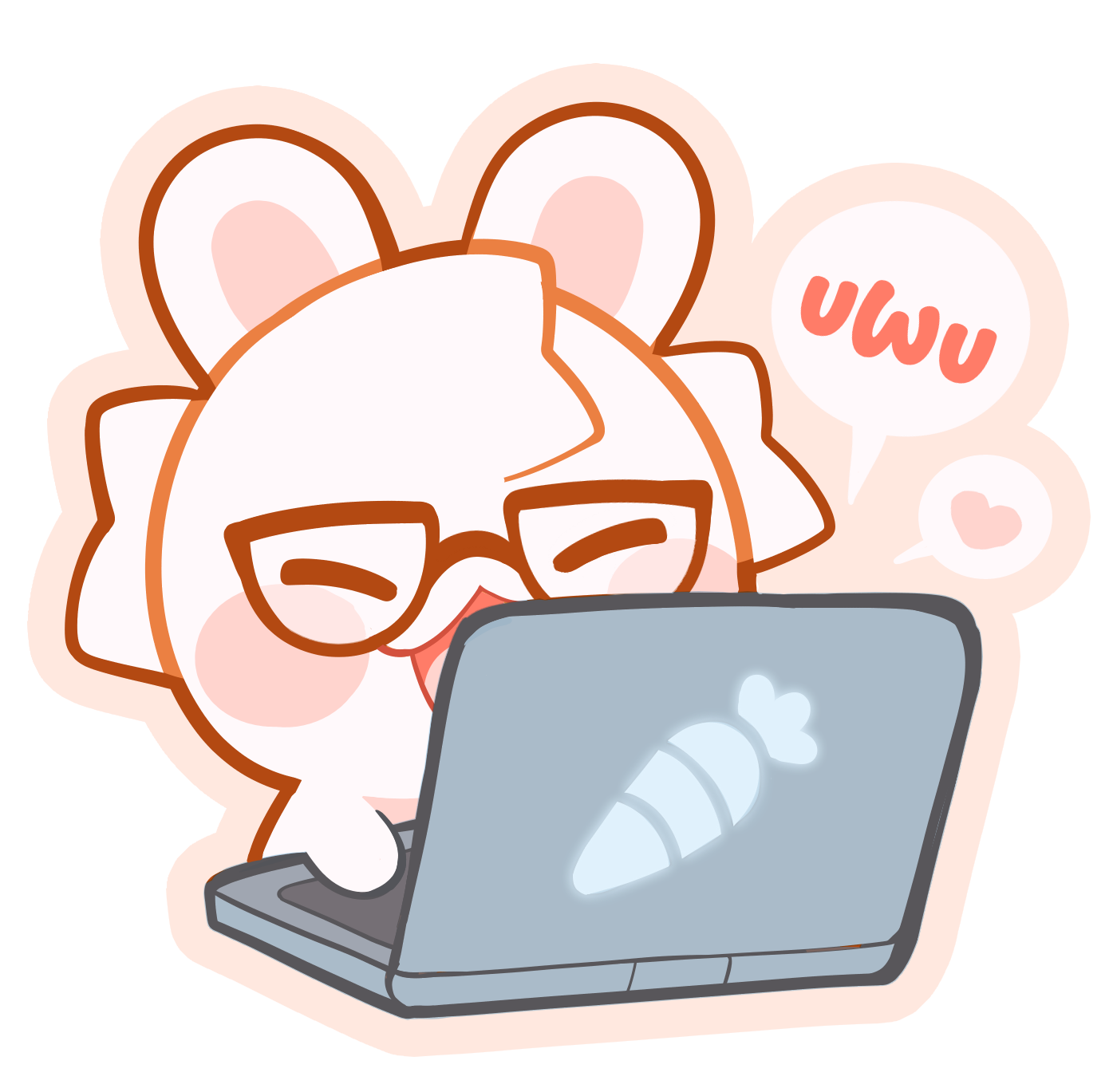“uwu” Vinyl Sticker