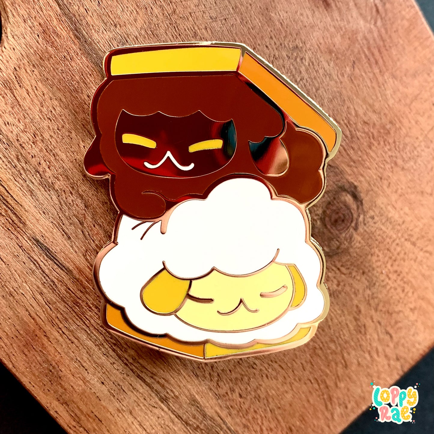 “S’mores Sheep” Enamel Pin