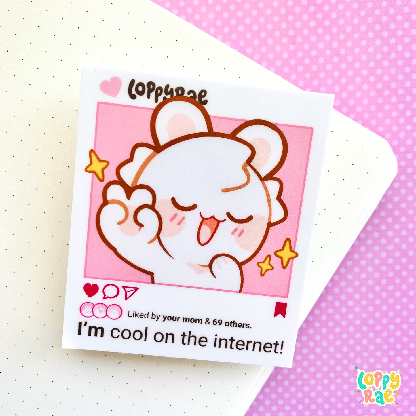 "Internet Famous!" Vinyl Sticker