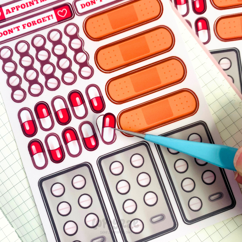 "Take Your Meds!” Sticker Sheet