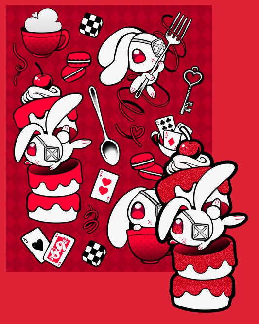 November Sticker Club Bundle: White Rabbit Tea Party