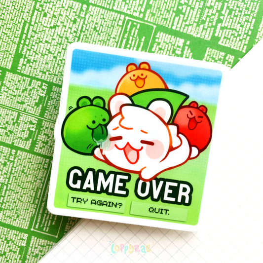"Game OVER!" Vinyl Sticker