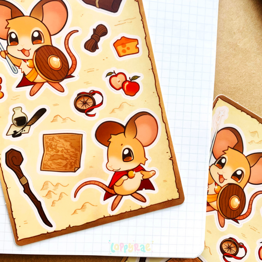 "Little Adventurer” Sticker Sheet