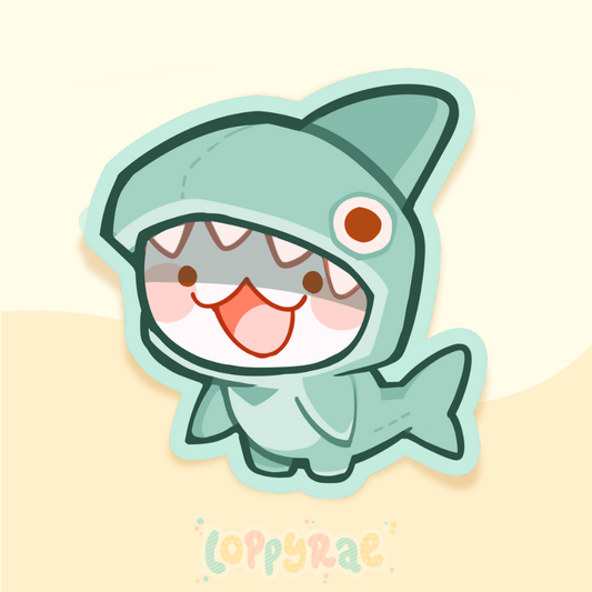 "Shark Dollop" Vinyl Sticker