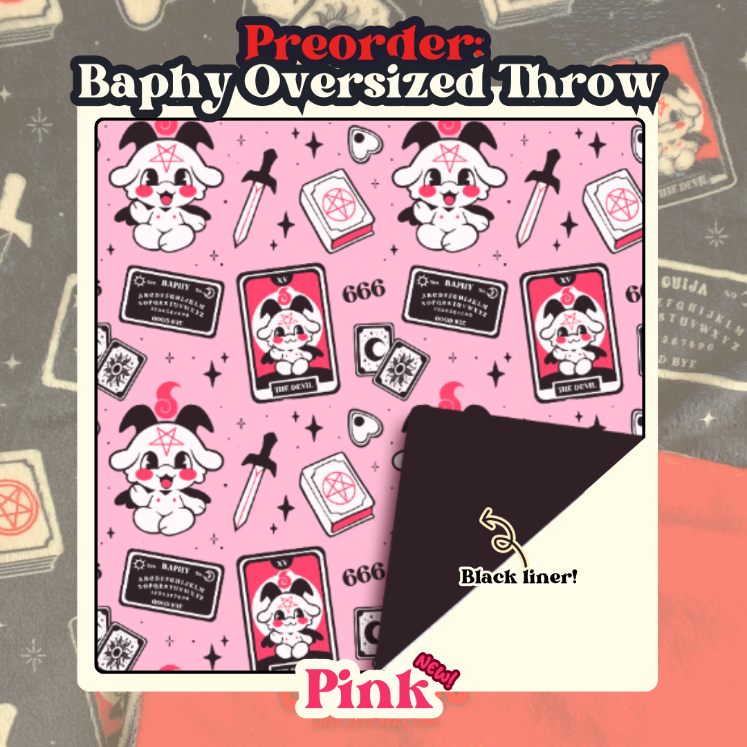 PREORDER: THE Baphy Oversized Plush Throw