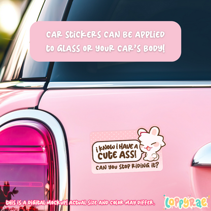 "Cute Ass" Bumper Sticker