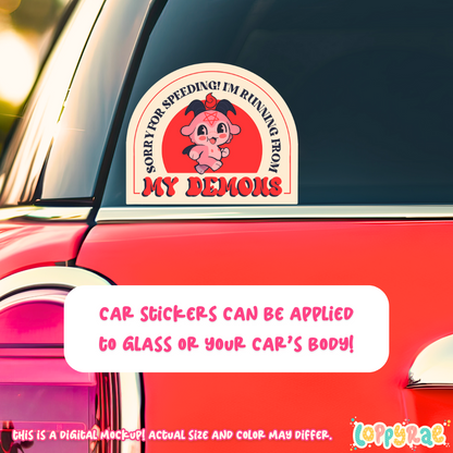 "Speed Demon" Bumper Sticker