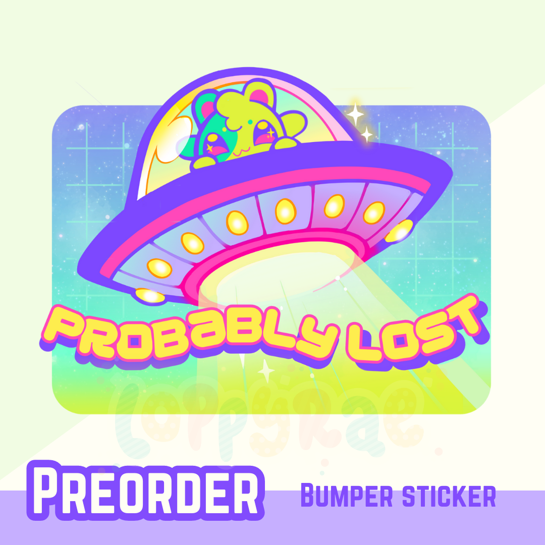 "Probably Lost" Bumper Sticker