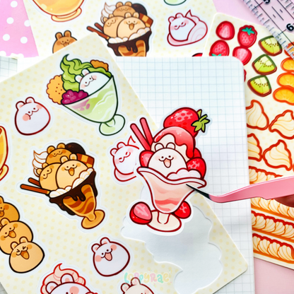 "Parfait” Sticker Sheet