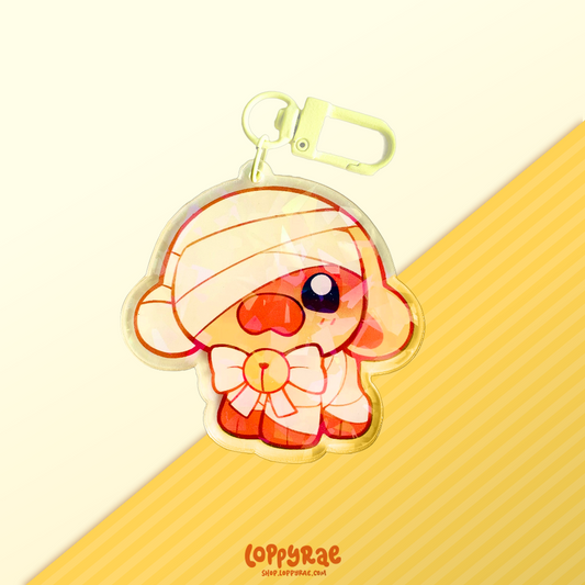 Monster Moos: “Mummy Moo” Acrylic Charm