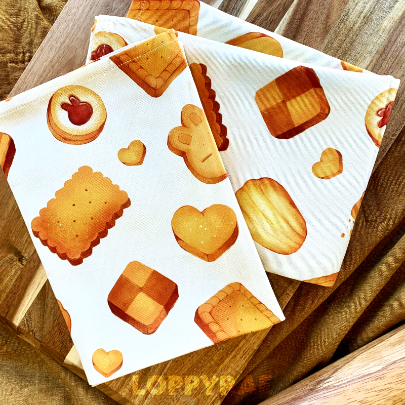 “Butter Cookie” Large Tea Towel