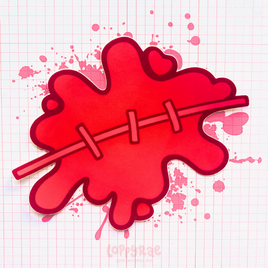 "Blood Splatter" Bumper Sticker
