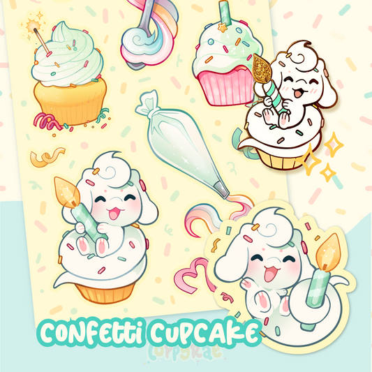 Patreon Vault: “Confetti Cupcake” Set