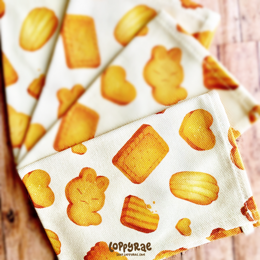 "Butter Cookie” Cloth Napkins (Set of 4)