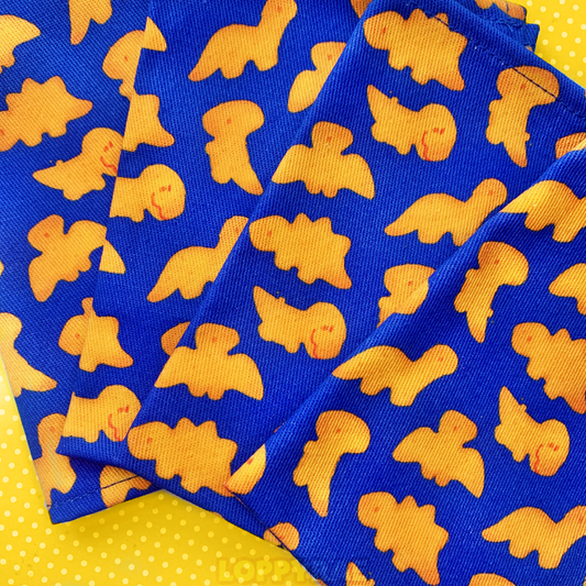 “Dino Nugget” Cloth Napkins (Set of 4)