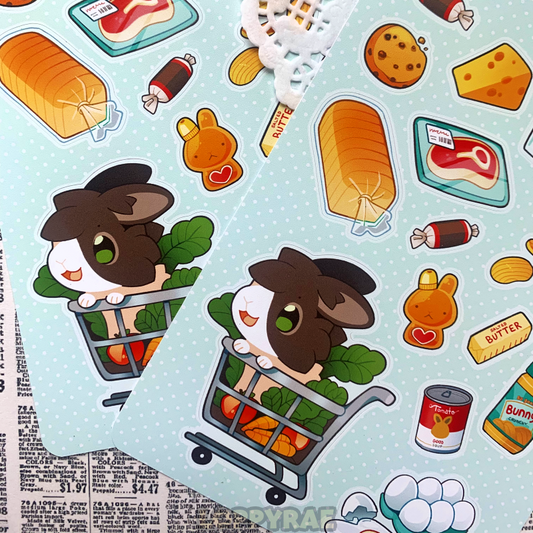 “Grocery Run” A6 Sticker Set