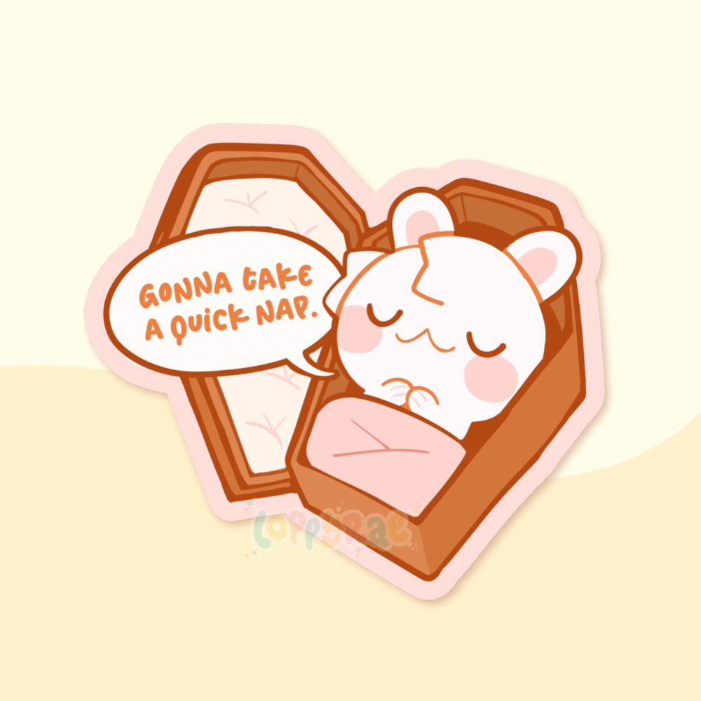 “Quick Nap” Vinyl Sticker