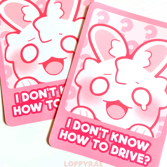 "I Don't Know How To Drive?" Bumper Sticker