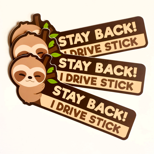 "I Drive Stick!" Bumper Sticker