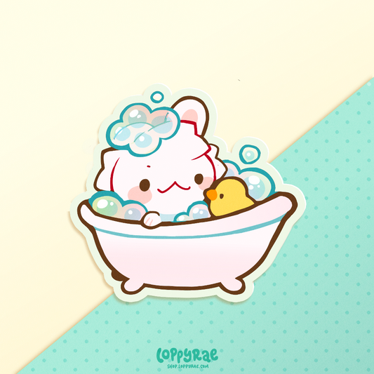 "Bubble Bath" Vinyl Sticker