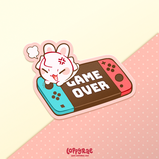 "Game Over" Vinyl Sticker