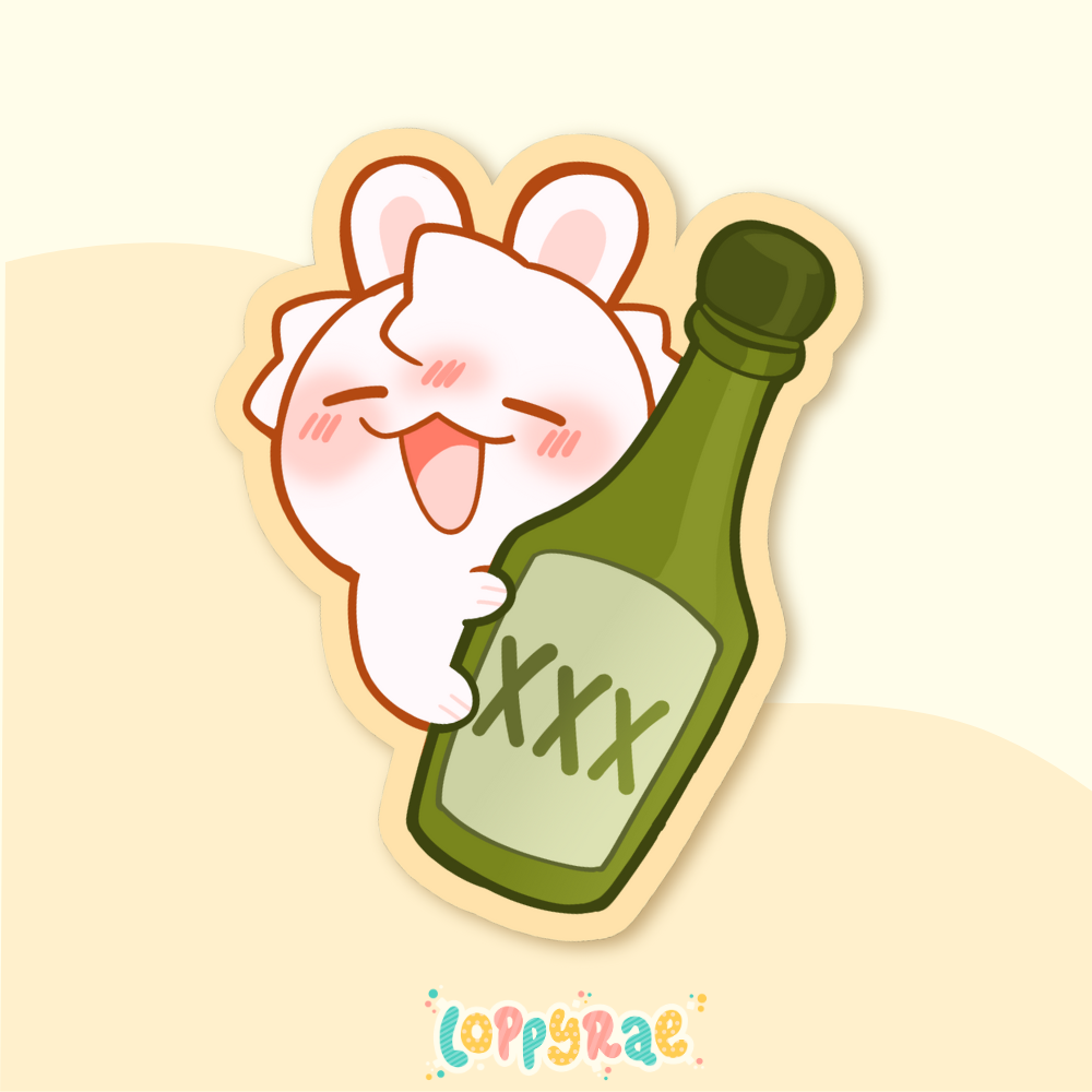 "Tipsy" Vinyl Sticker