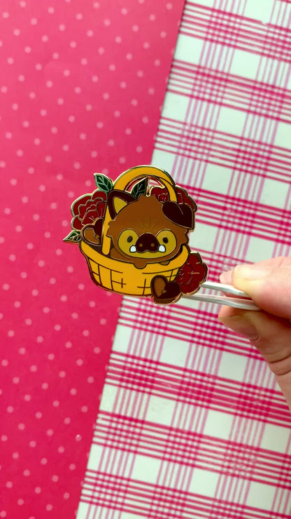 02/24 Patreon: "Truffle Pig" Enamel Pin