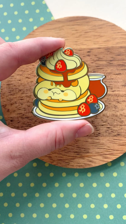 06/24 Patreon: "Hamster Flapjacks" Enamel Pin